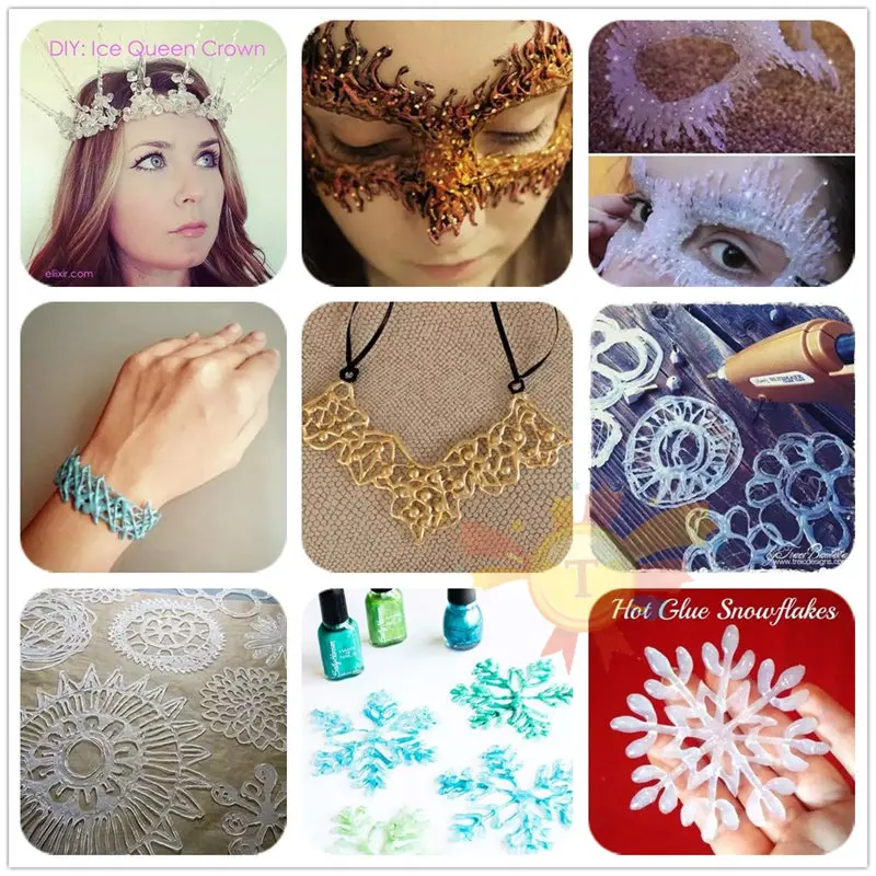 Термоплавкий мини клей 20 Вт пистолет палочки высокая вязкость прозрачные