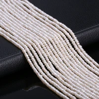 natural freshwater pearls beads high quality oblate shape punch loose beads for jewelry making diy necklace bracelet accessories