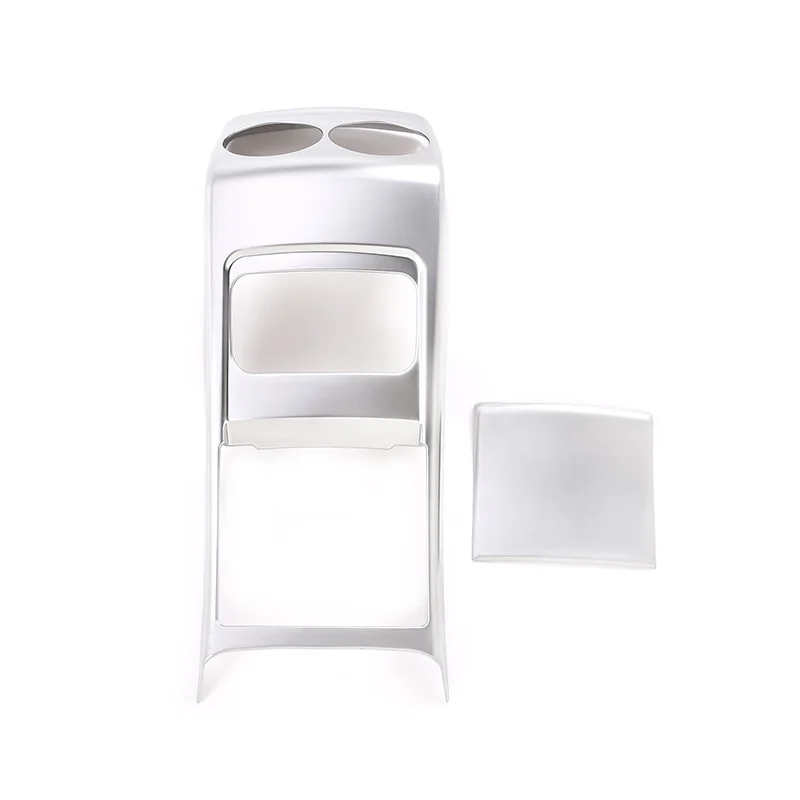 

Для Benz GLB 2020 Противоударная доска подлокотник ящик задняя вентиляционная решетка ABS декоративная крышка (серебряный)