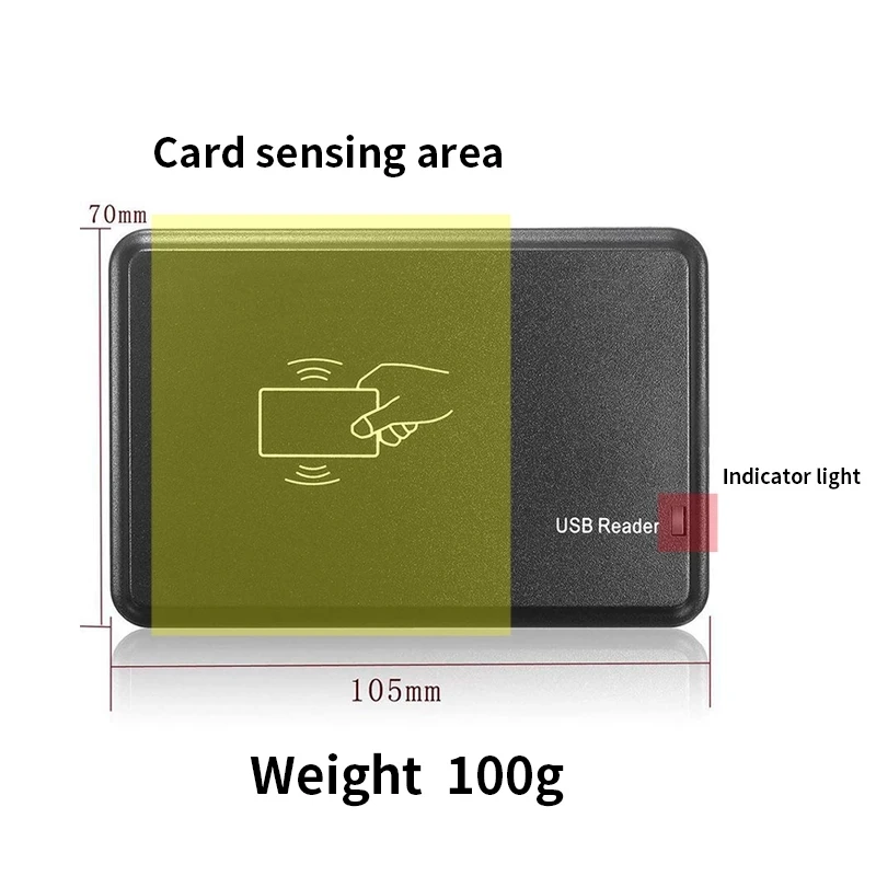 Устройство для чтения ID-карт RFID 125 кГц с USB-интерфейсом | Безопасность и защита
