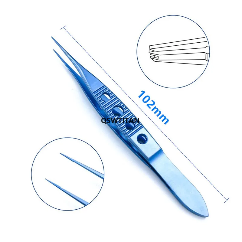 Лучший товар 1 шт. новый офтальмологический пинцет с прямым швом|Инструменты для