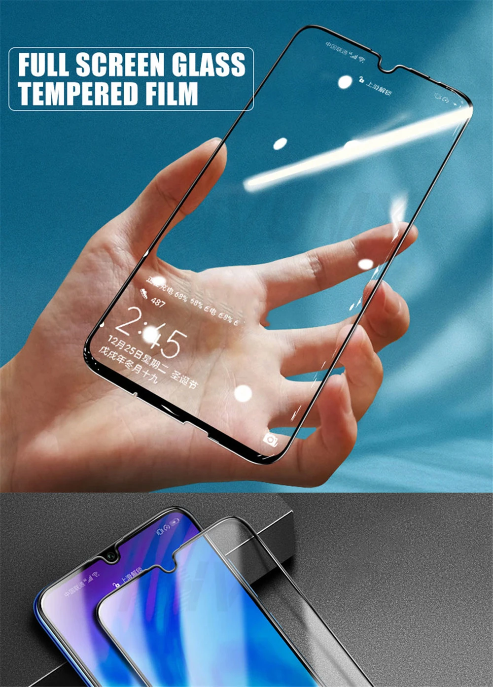 3D закаленное Стекло для huawei Y7 Y6 Y5 Prime Y9 Prime Y7 Экран протектор для huawei Y9 Y6 Y7 Pro защитный Стекло