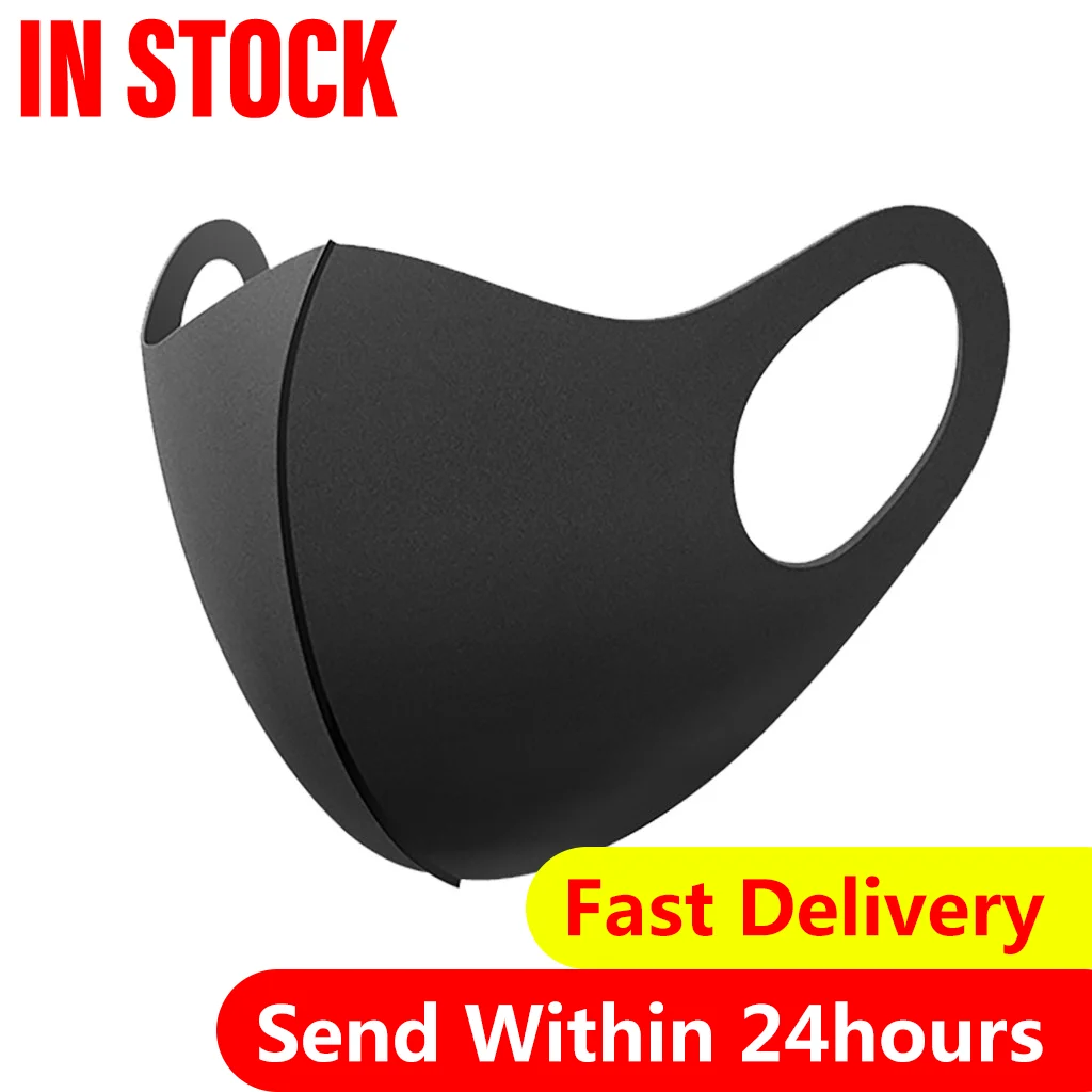 Маска черная многоразовая от пыли 6 шт.|Аксессуары для костюмов| |