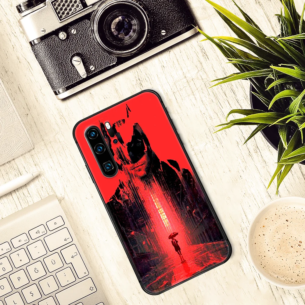 

Bruce Wayne Bat man Phone Case For Huawei P Mate 10 20 30 40 Lite Pro smart Z 2019 nova 5t black Cell 3D Back Trend Hoesjes