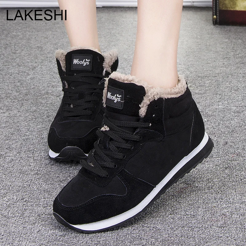 

2019 New Winter Women Boots Female Snow Boots Casual Ankle Boot Warm Winter Sneakers Shoes Woman Botas Mujer Plus Size 35-46