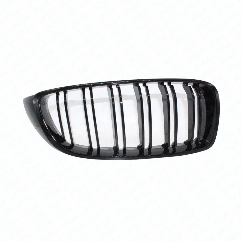 2х глянцевый черный бампер передняя ножная решетка двойная планка M4 спортивный