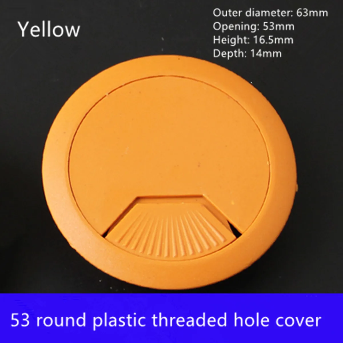 Компьютерный настольный офис резьбовое отверстие крышка квадратный круглый