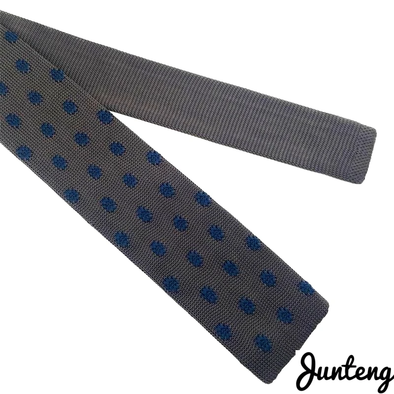 Модный мужской вязаный галстук Одноцветный Узкий Тонкий тканый простой |