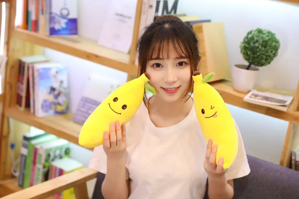 Мягкая оригинальная плюшевая подушка кукла банан 55/70 см 1 шт.|Мягкие игрушки