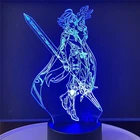 Светодиодная 3D лампа Genshin Impact Xiao, светильник для игры, светильник щение для спальни, декоративсветильник прикроватные светильники, подарок на день рождения для детей