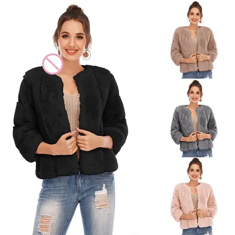 

Women Coat Mink Coats Winter Top Fashion Fur Coat Elegant Thick Warm Outerwear Fake Fur Jacket Chaquetas Mujer 2021 L3