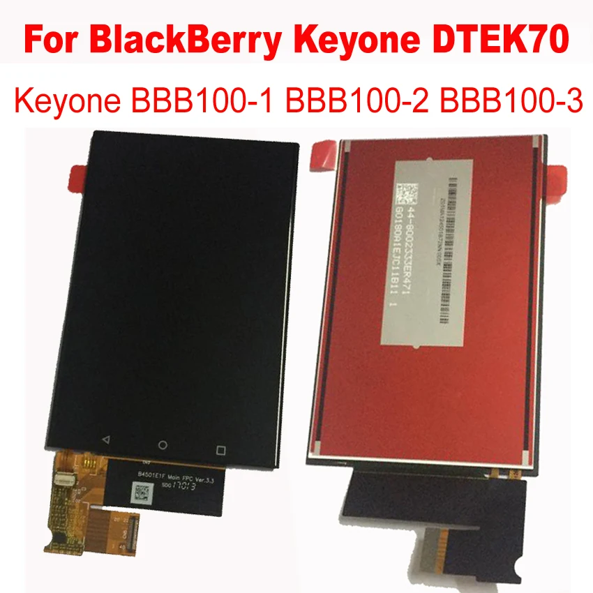 Оригинальный Для BlackBerry Keyone BBB100 1 2 3 ЖК дисплей Дисплей кодирующий преобразователь