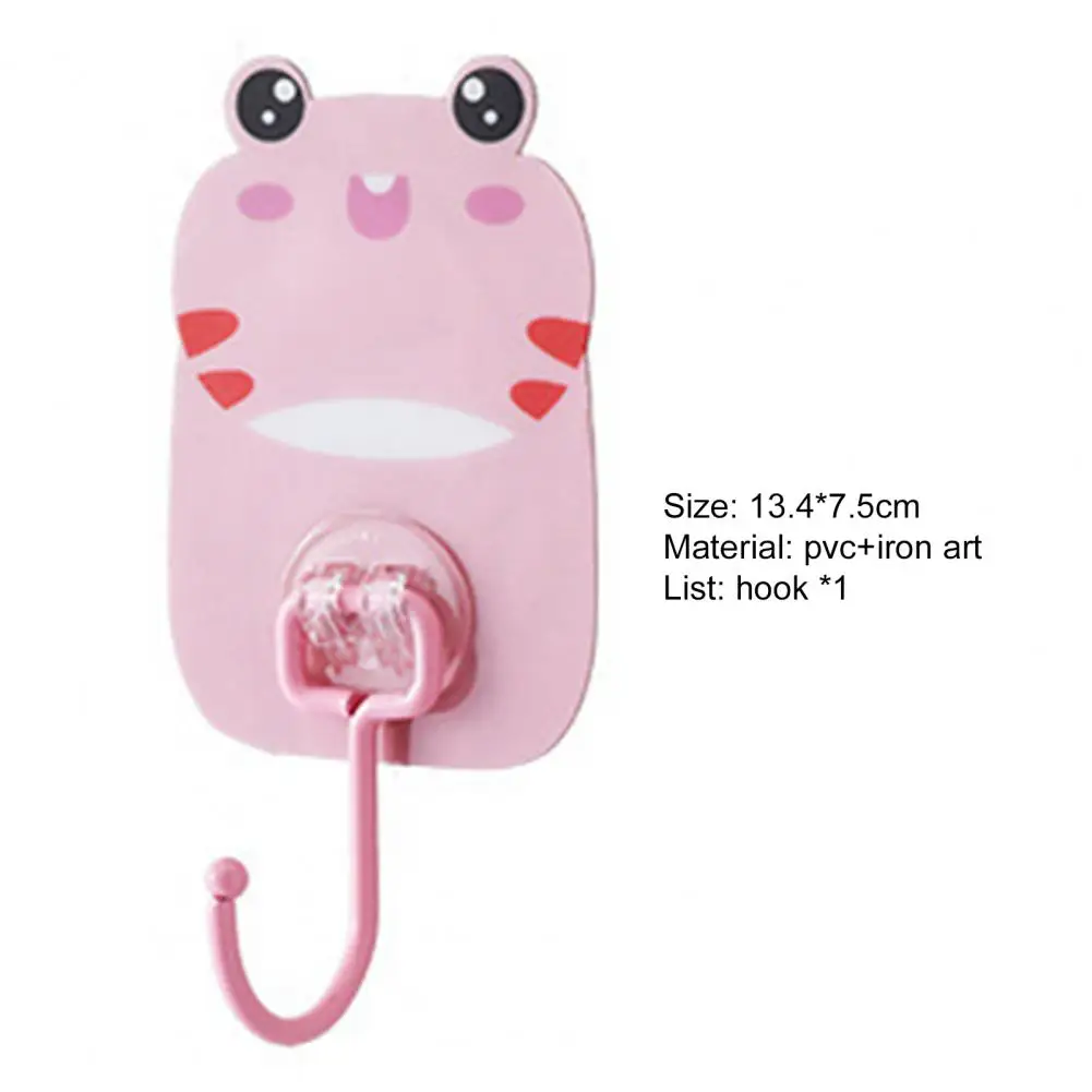 

Punch-free Adhesive Hook For Bathroom Door Hook Creative Kitchen Hanger Cartoon Hook