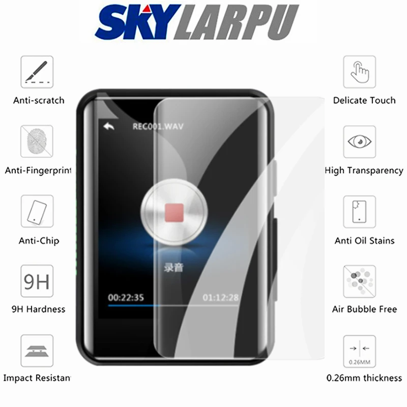 

Мягкая пленка для экрана, гидравлического ПЭ проигрывателя MP3, для aigo MP3-803, 2,8 дюйма, HD, защита от царапин на весь экран, мягкая пленка