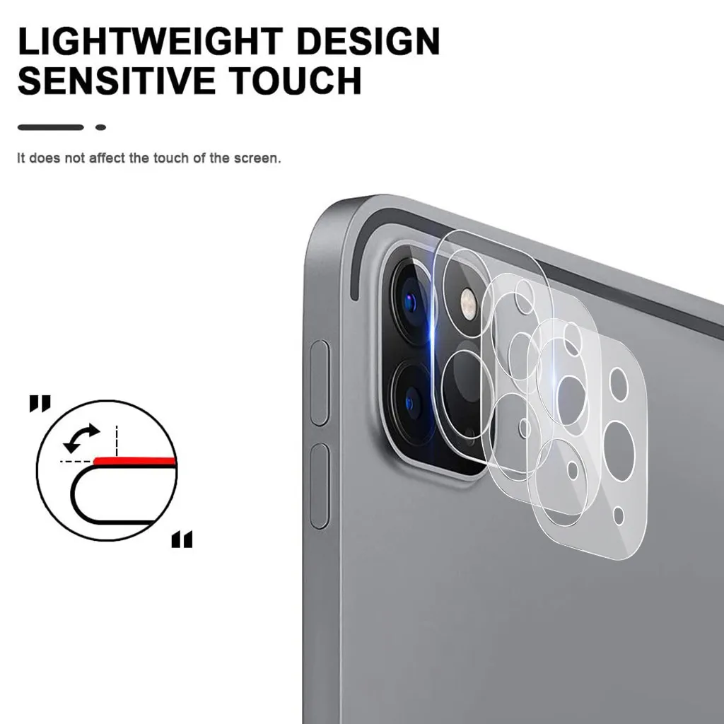 Металлическая защитная пленка для задней камеры из закаленного стекла iPad Pro 11/12.9