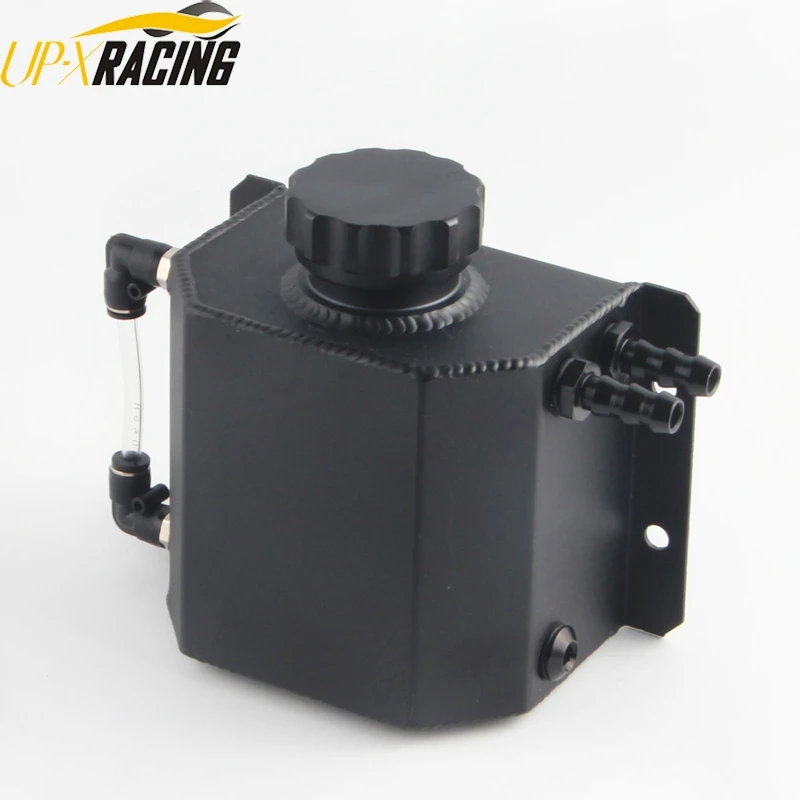 Универсальный алюминиевый маслоуловитель на 1 л резервуар с дренажной заглушкой