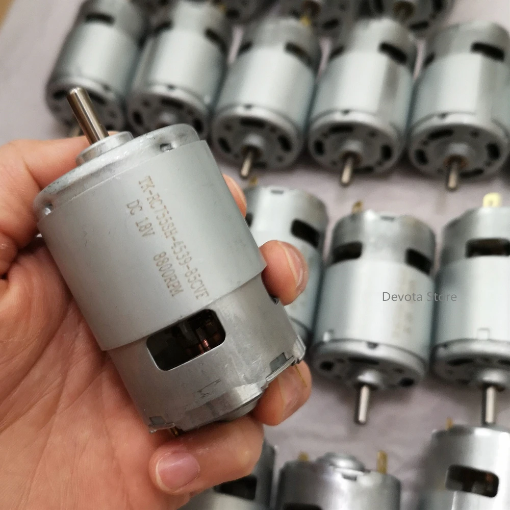 Вместо того чтобы RS 755VC 4540 4539 двигатель постоянного тока 18V 8800 оборотов в минуту и