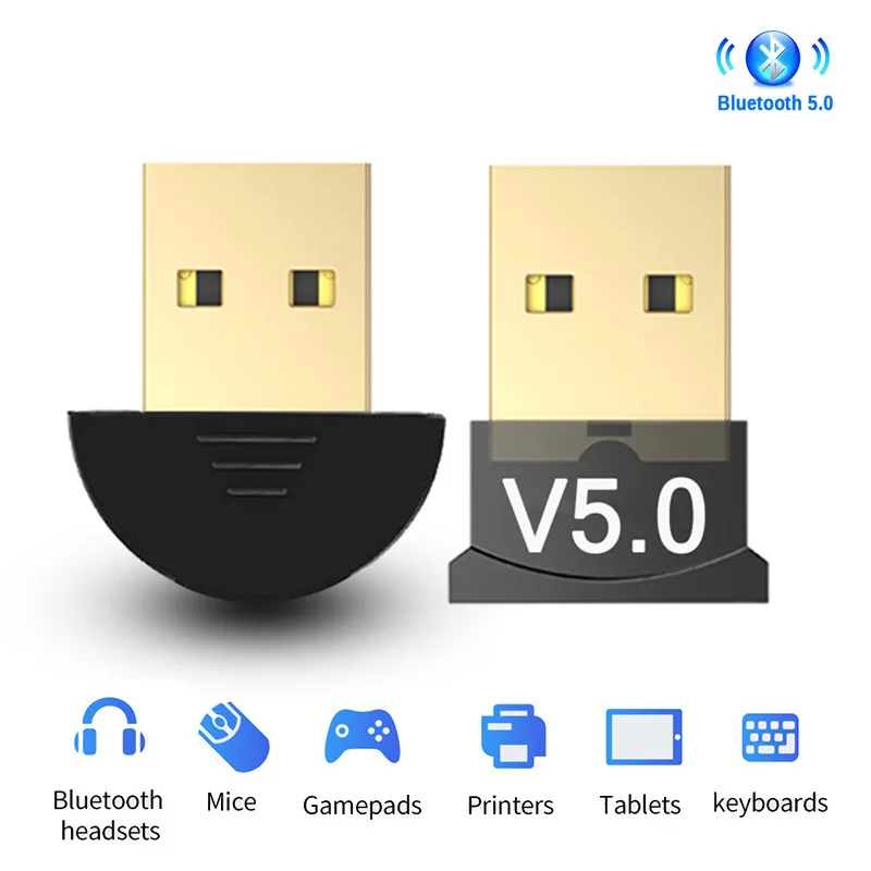 Беспроводной USB Bluetooth 5 0 4 адаптер передатчик музыкальный приемник Мини BT5.0 донгл