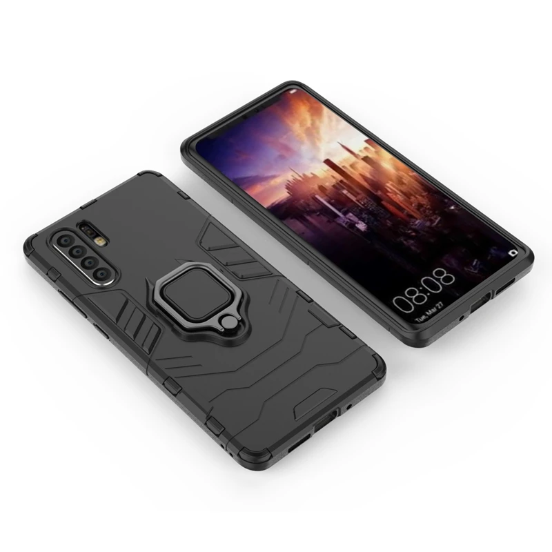 Чехол для huawei P30 20 Lite Pro Plus Nova 3 3i 4 5 5i два в одном мягкий и жесткий чехол мобильного