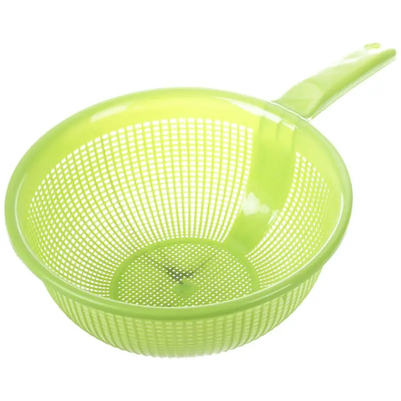 Кухня дома Platic случайный цвет длинная ручка сито для риса фильтр|Дуршлаги и сита|