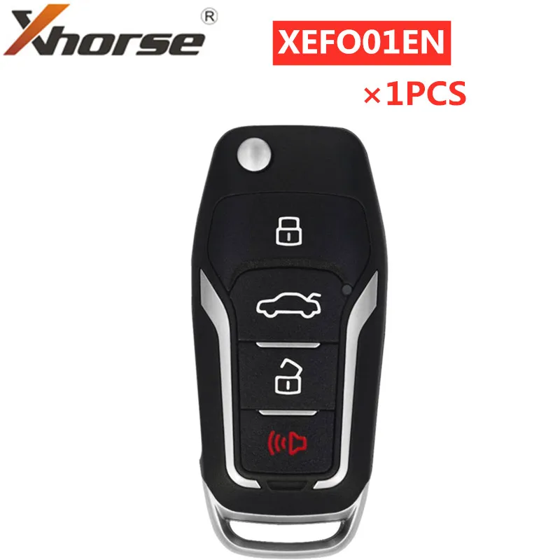 XHORSE супер дистанционный ключ XEFO01EN для Ford Style Flip 4 кнопки английская версия 1 шт| |
