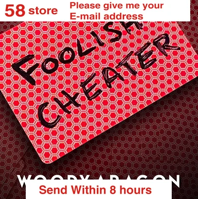 

2020 Foolish Cheater By Woody Aragon- Magic Tricks