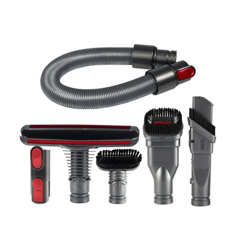 

6-Pcs Attachment Kit Brush Tool for dyson V7 V8 V10 Vacuum Cleaner Mattress Tool Crevice Tool Nozzle Parts H05F