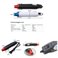 heat tool gun to melt embossing powder on shrink plastic dry glue set inks for paper craft card making scrapbooking new 2021