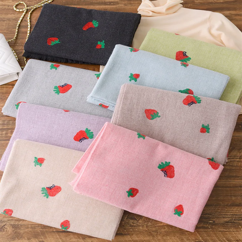 Шарф женский кашемировый толстый теплый осенне-зимний 200 Х70 см |