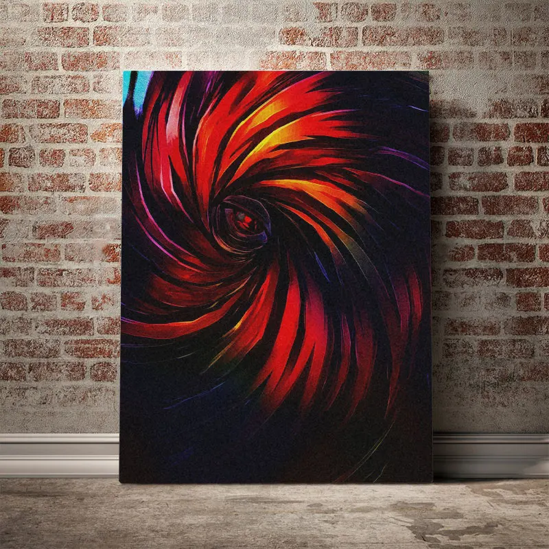 Аниме обои HD с рисунком Шаринган картина маслом на холсте настенное искусство