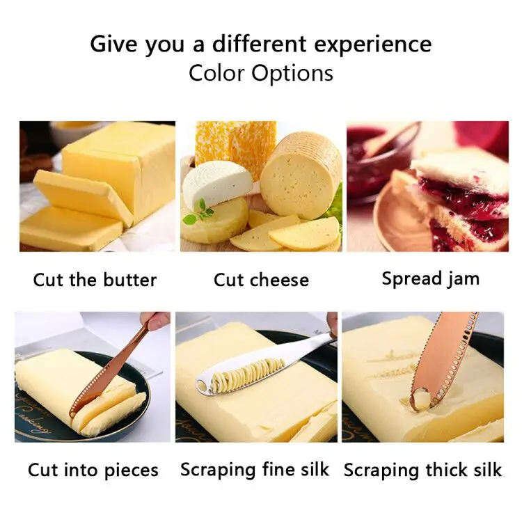 

Butter Knife Cheese Butter Cutter with Hole Cheese Grater Kitchen Gadgets Wipe Cream Bread Jam Buffet Tool Kitchen Accessories
