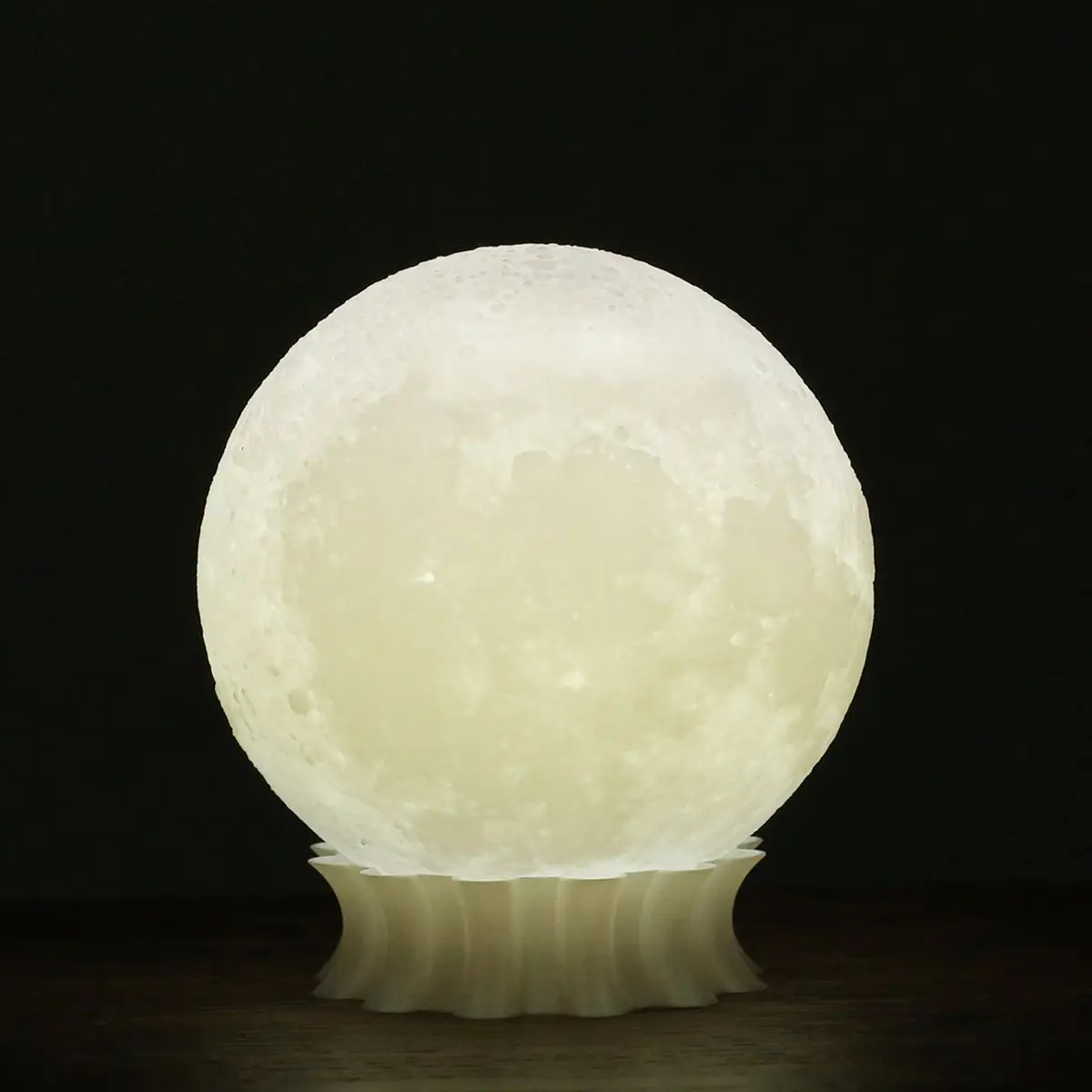 Новый 3D напечатанный лунный светильник современная скульптура украшение для