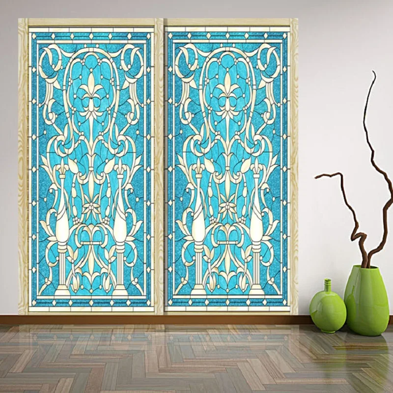 Оконная наклейка по индивидуальному размеру Электростатическая домашняя в