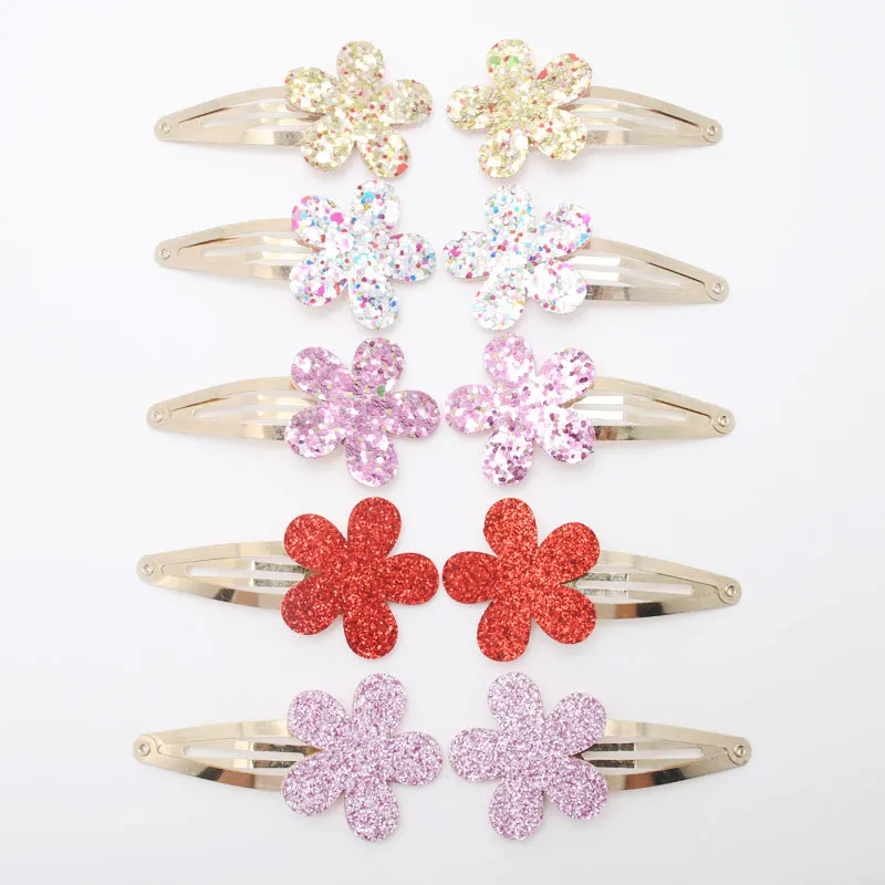 10 шт./лот, маленький размер, заколки для девочек, блестящее сердце, подарок на день рождения, аксессуары для маленьких девочек, детский зажим для волос для детей