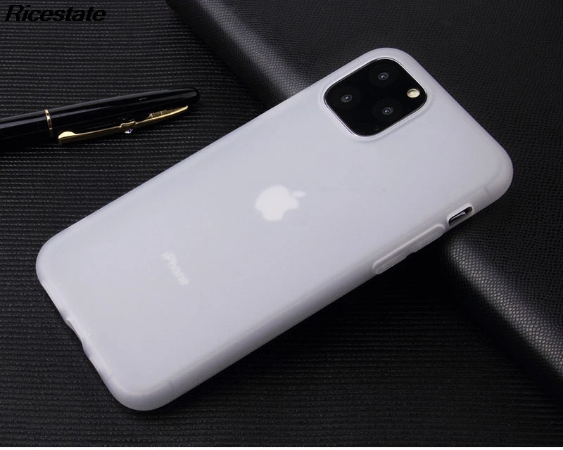 Мягкие Матовые чехлы для iPhone 7 plus 8 6 6s X XS max XR 11 12 Pro MAX | Мобильные телефоны и