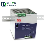 meanwell tdr 960 24 340 550vac wide range input to dc three phase industrial din rail switching power supply 960w 24v 40a