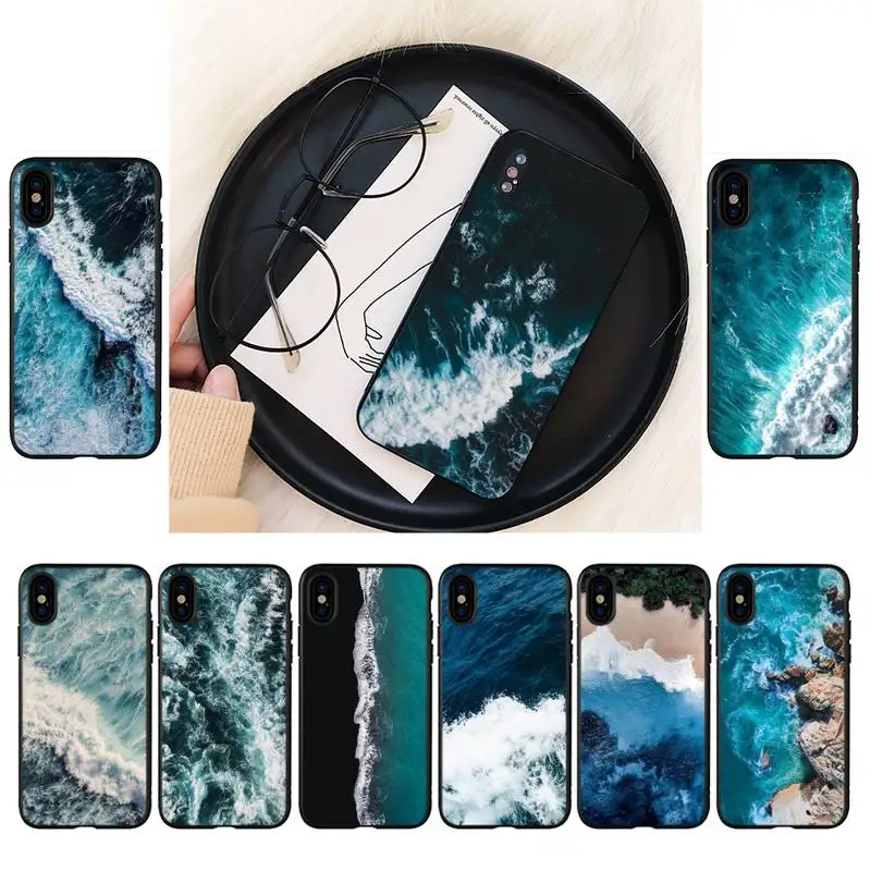 

Blue sea Phone Case For iPhone 8 7 6 6S Plus 5 5S SE 2020 12pro max XR X XS MAX 11 case