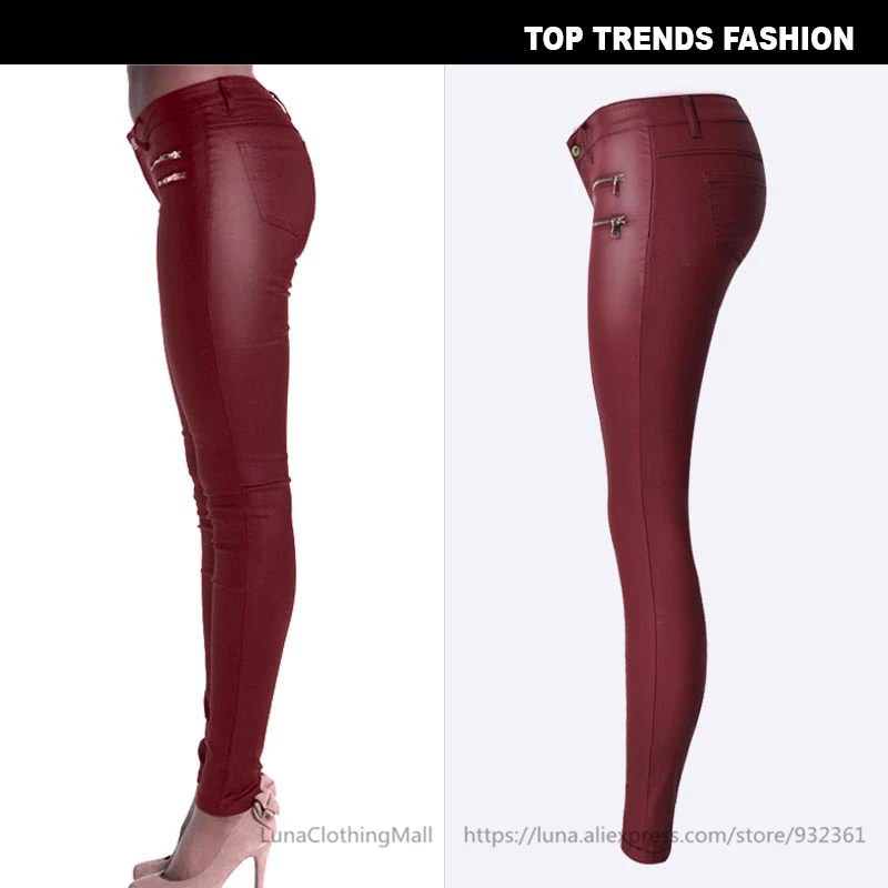 Женские обтягивающие джинсы с низкой талией Джинсы бойфренда полиуретановым