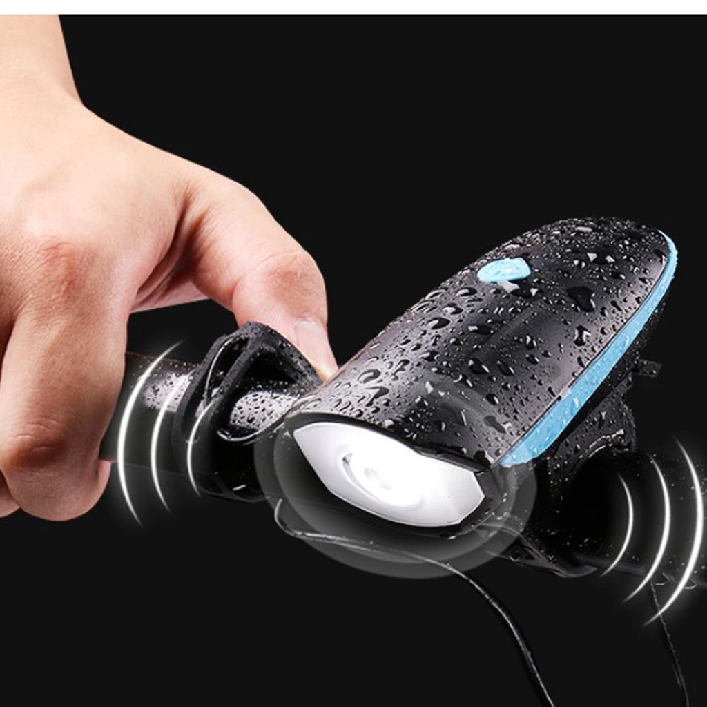 Супер Яркий USB светодиодный велосипедный передний светильник встроенный рожок 250