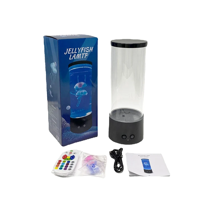 

16 colors plus gradients Children simulation jellyfish Led Night Ligh Decor Gift Children table lamp USB Rechargeable Bedroom