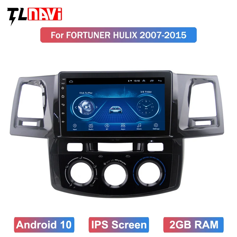 Автомагнитола для 1Toyota Fortuner 2008 2014 мультимедийный видеоплеер навигатор GPS Android