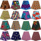 Африканская нигерийская батик с принтами ткань, настоящий воск, лоскутное шитье, ткань для рукоделия, полиэстер, высокое качество, Анкара, дизайнерская ткань