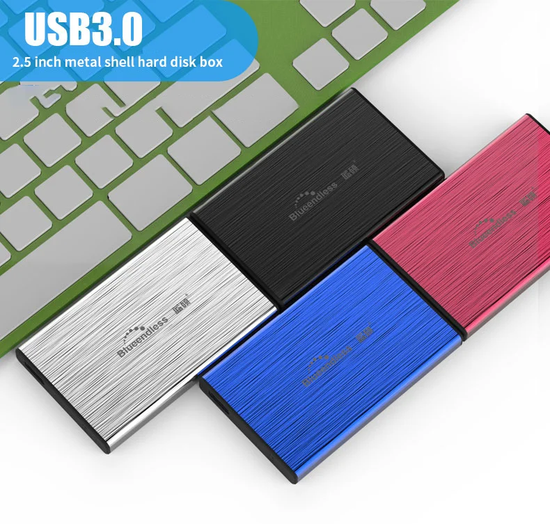 HDD Case 2.5” SATA Enclosure USB 3.0 External HD 2Tb Box Type C Desktops Laptops Hard Drive | Компьютеры и офис