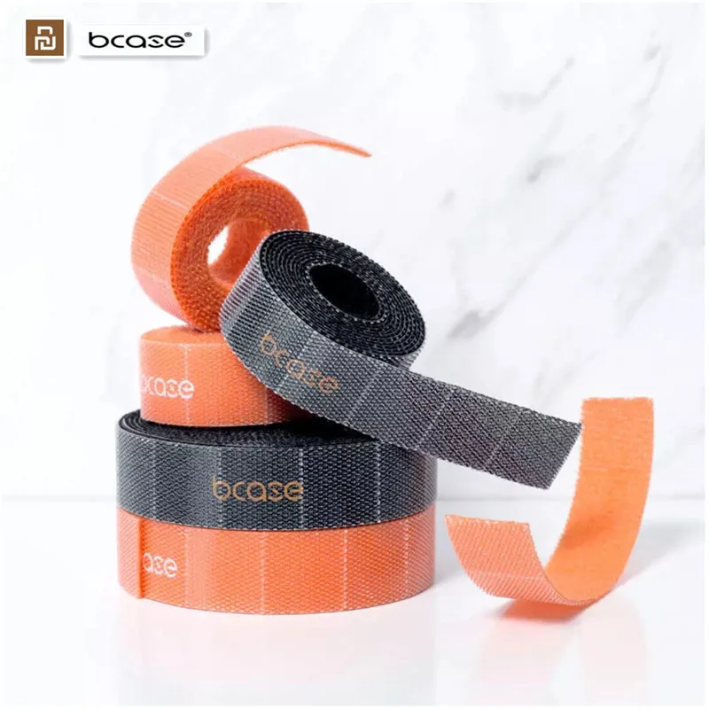 

Original Xiaomi Mijia Bcase Tearable Velcro 1m/3m High-viscosity Soft Rubber Fleece Smart Storage Data Cable Velcro