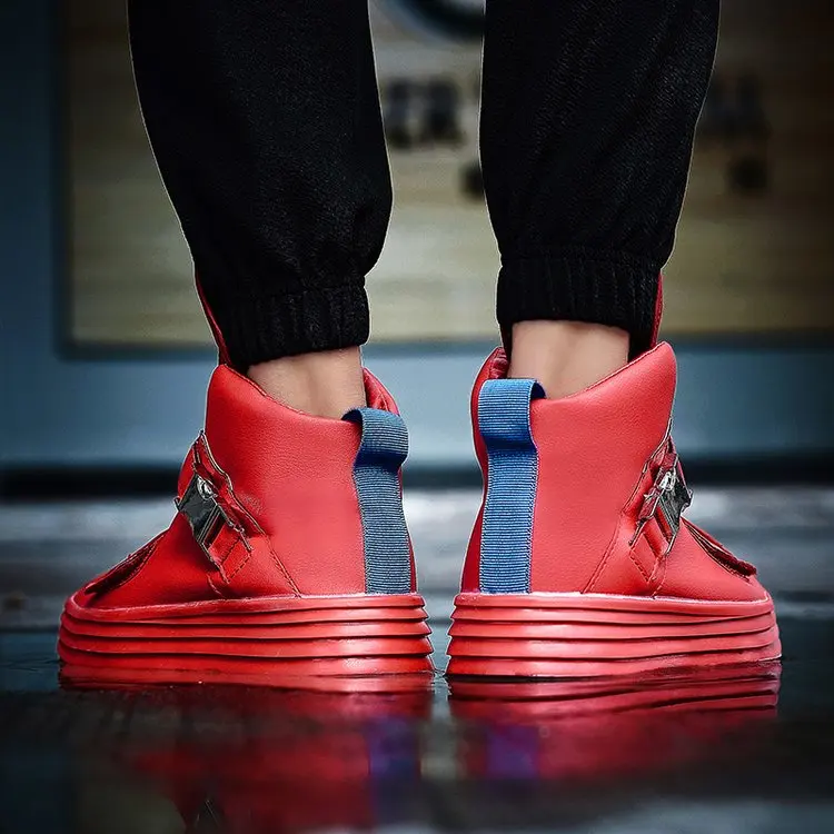 Кроссовки мужские высокие Повседневная модная Уличная обувь в стиле хип-хоп