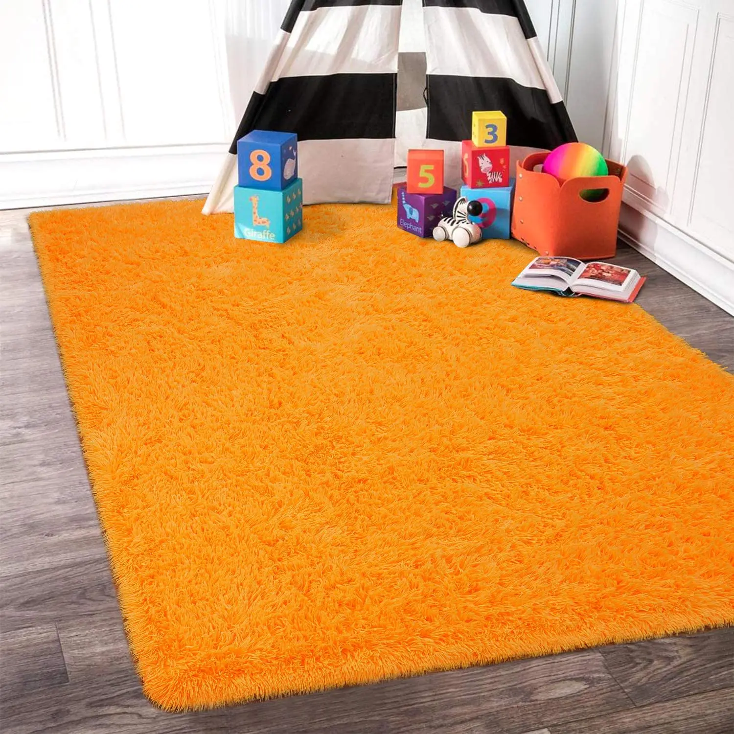 Гостиная ковер Современный супер мягкие пушистые большой лохматый Нескользящая