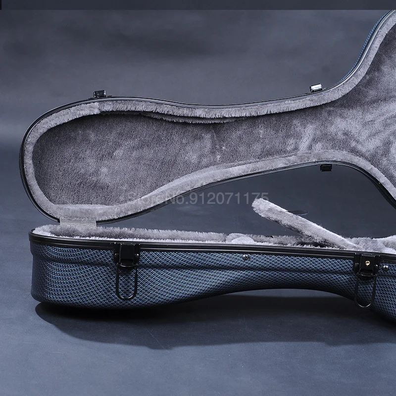 

41 Inch Acoustic Guitar Gig Bag Lightweight Hardshell Carry Case Fabric Exterior Plush Lining Detachable Shoulder Straps New
