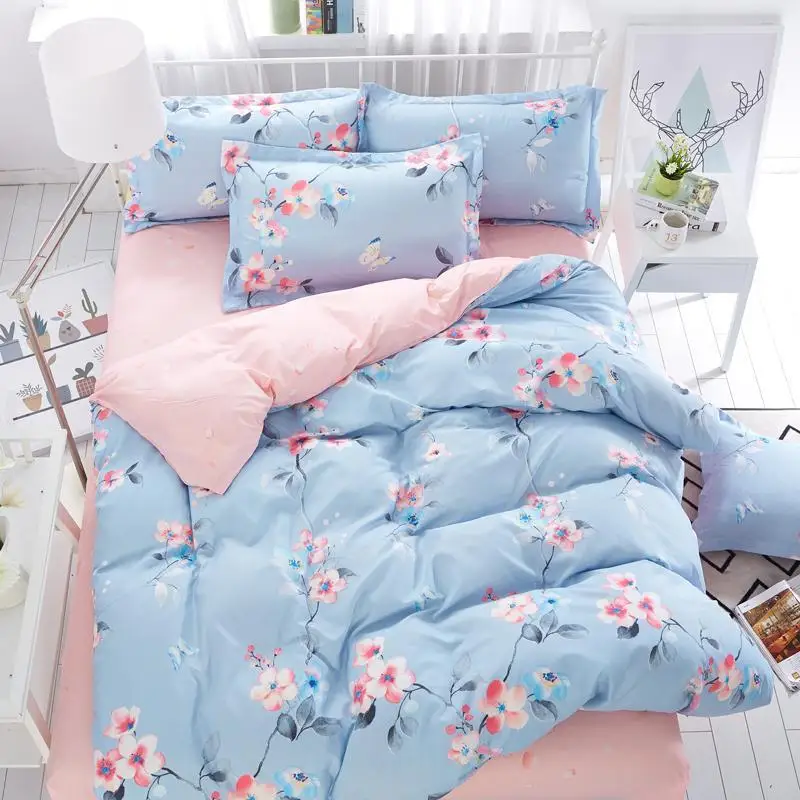 

50bedding set sheet pillowcase duvet cover sets Europe and the United States wind