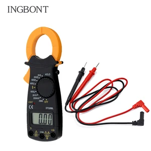 DT-3266F цифровой Ампер клещи мультиметр бесконтактная проверка напряжения переменного токовые клещи Вольтметр Амперметр 600A переменного токапостоянного тока Ток Ома Напряжение тестер