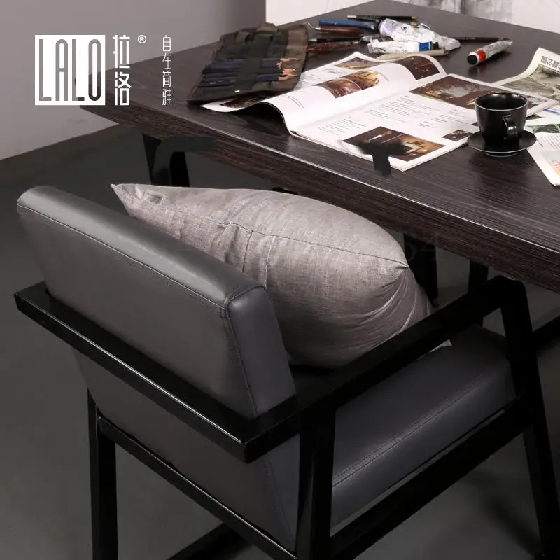 Дизайнерские кресла полностью стальное обеденное кресло кожаное для кафе